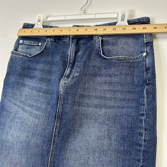 Anthropologie Pilcro Denim Jean Skirt Women’s Size 8 Petite 8P - Picture 3 of 6